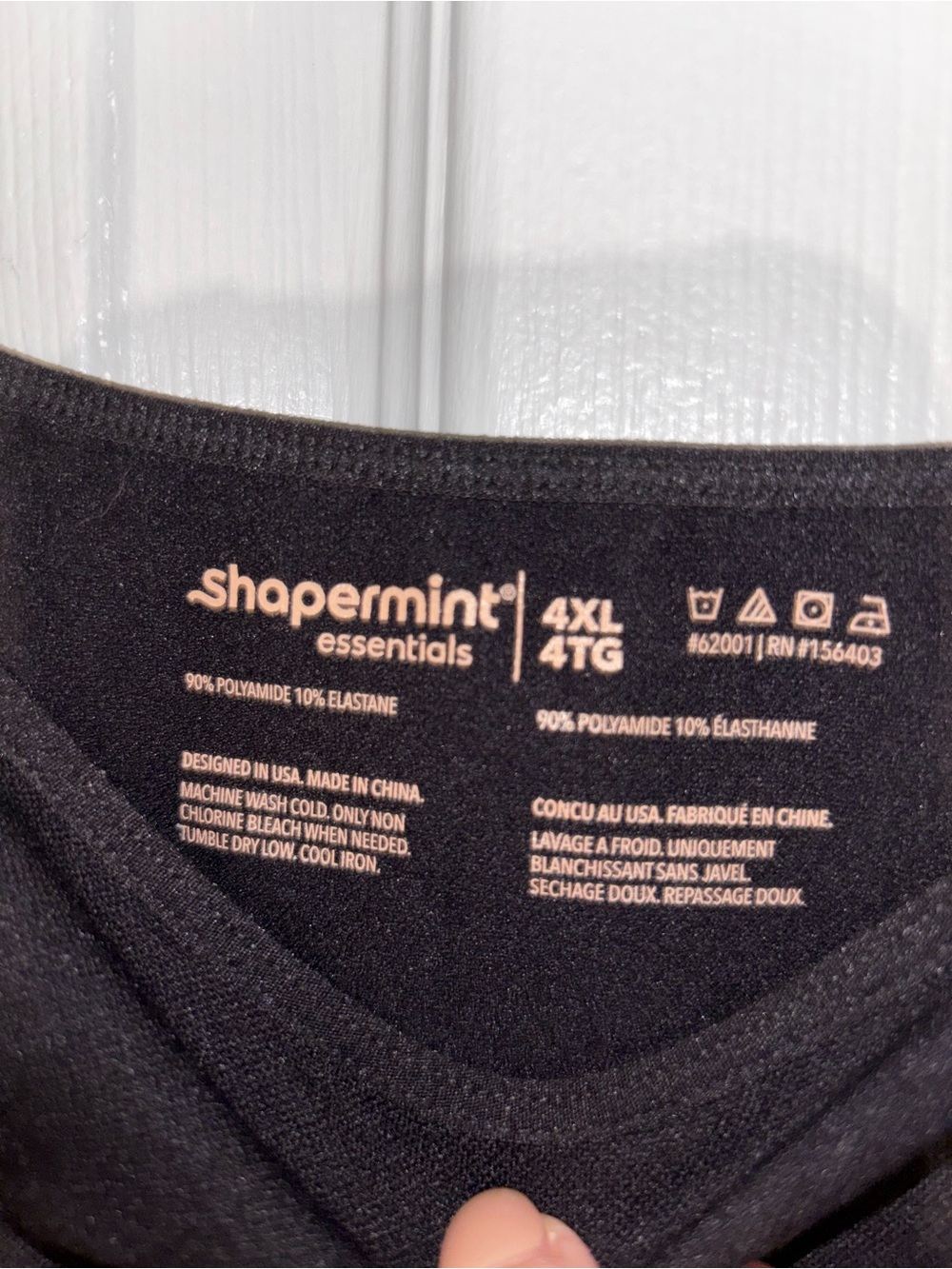 Shapermint Black Essentials Scoop Neck Cami - 4XL - Picture 2 of 5